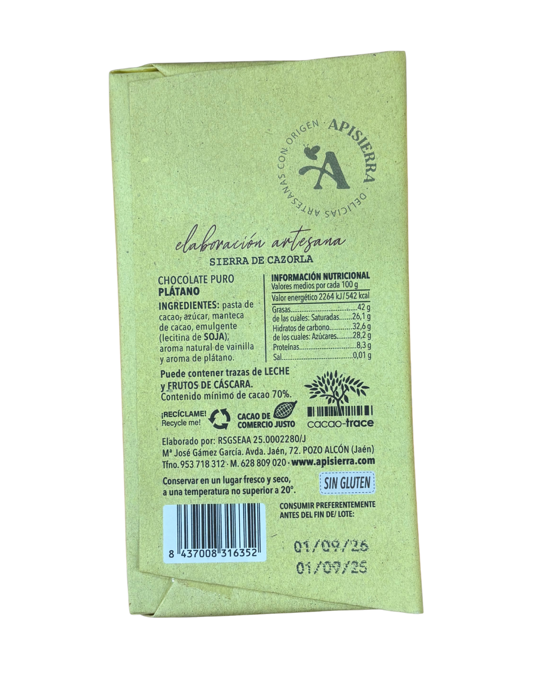 CHOCOLATE CON PLÁTANO