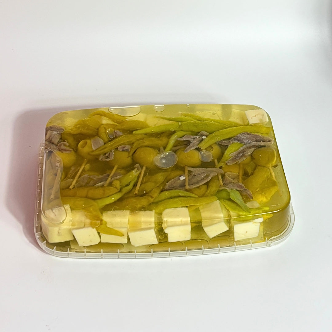 Gildas de anchoa y queso
