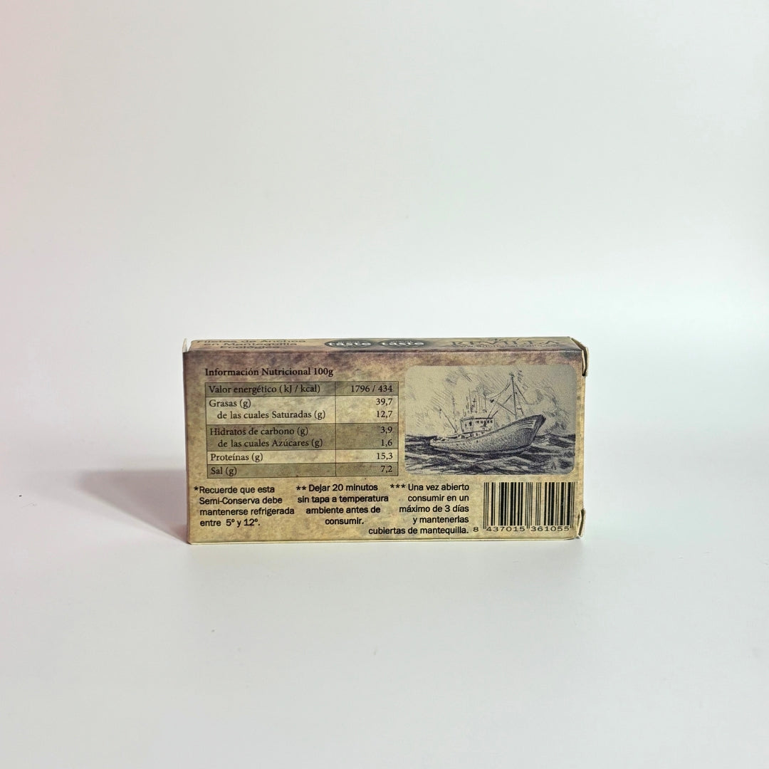 Anchoa en mantequilla ecológica de Revilla