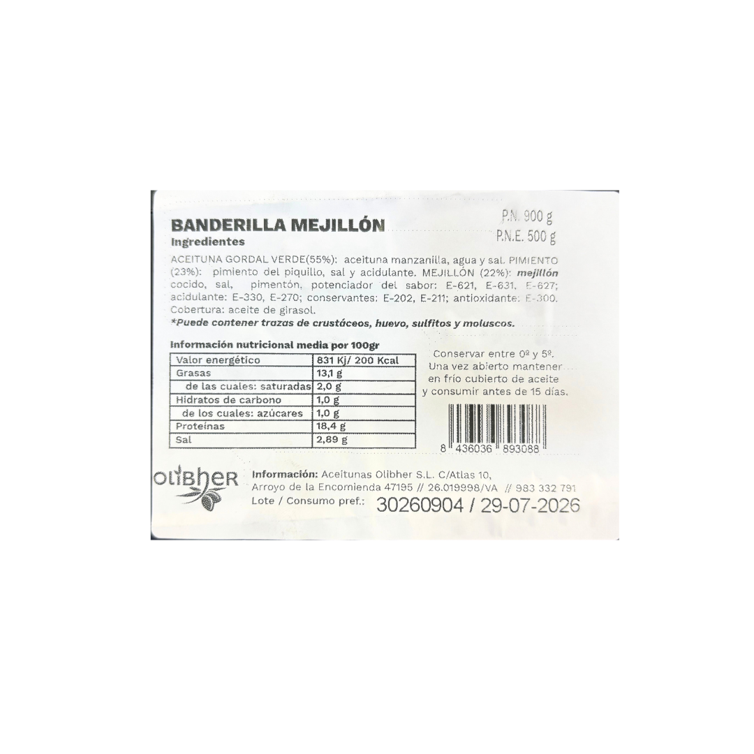 BANDERILLAS DE MEJILLÓN