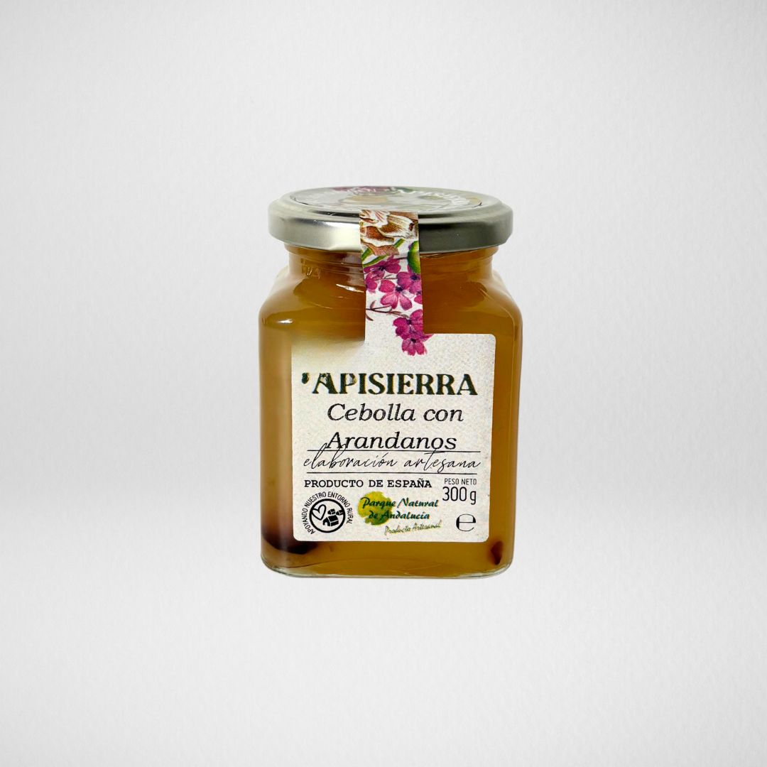Mermelada de cebolla con arándanos