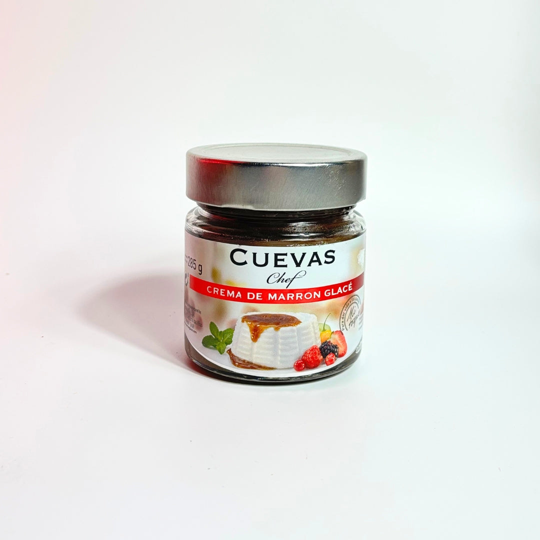 Crema de marrón glacé de Cuevas chef