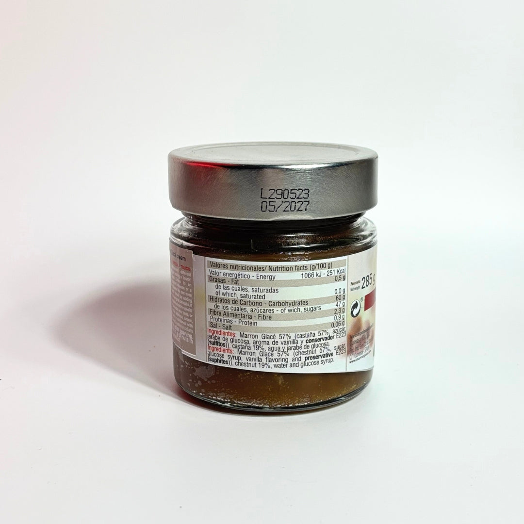 Crema de marrón glacé de Cuevas chef