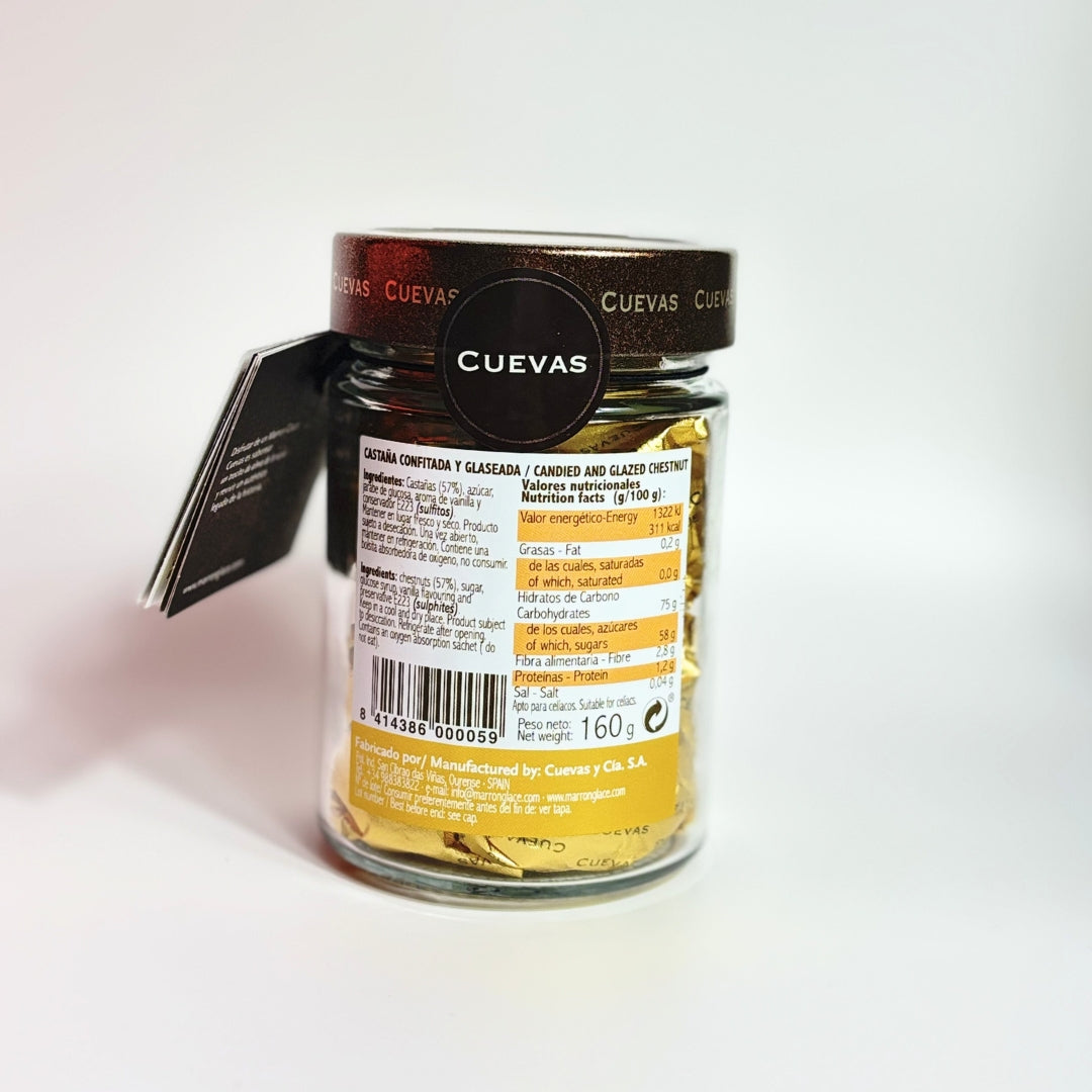 Castaña confitada y glaseada Marrón Glacé