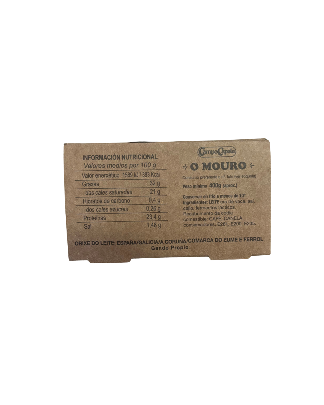 QUESO BAÑADO EN INFUSIÓN DE CANELA Y CAFÉ