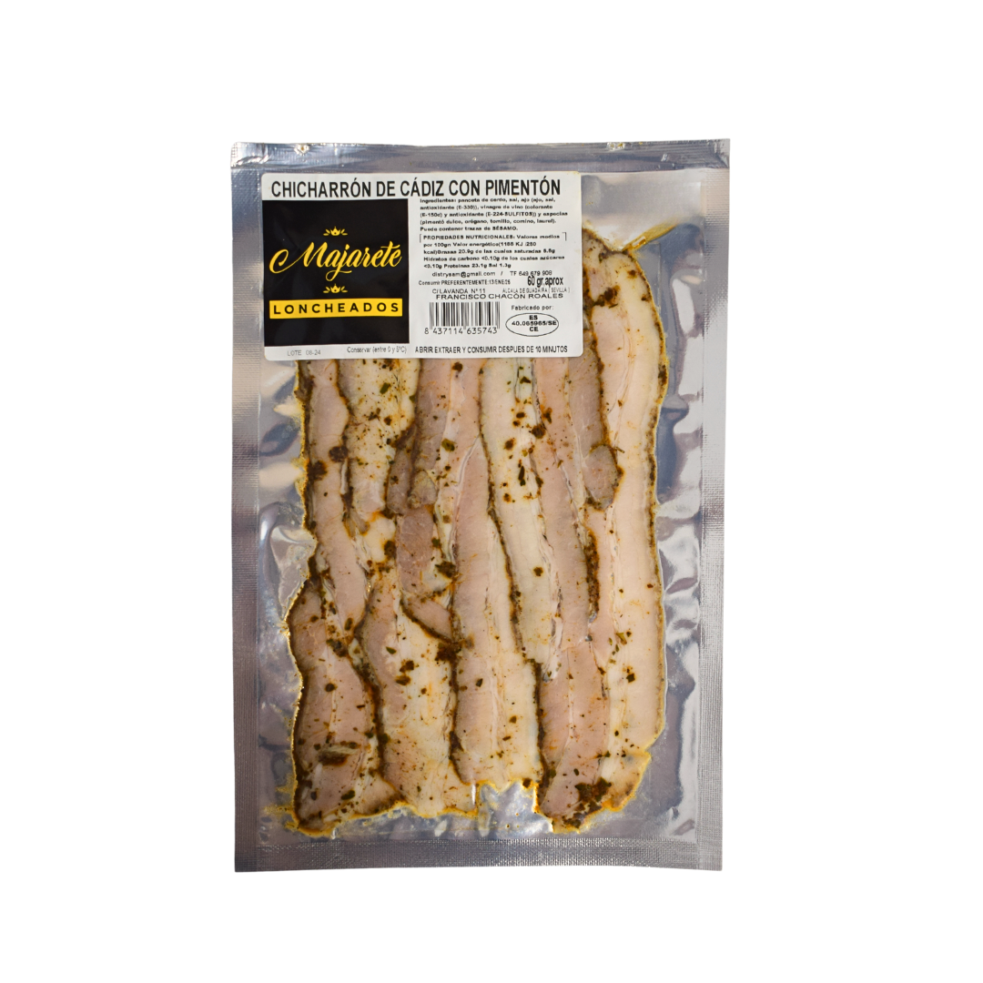 Chicharrón de cádiz con pimentón