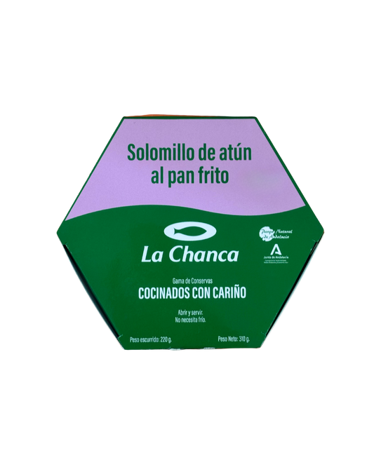 SOLOMILLO DE ATÚN AL PAN FRITO