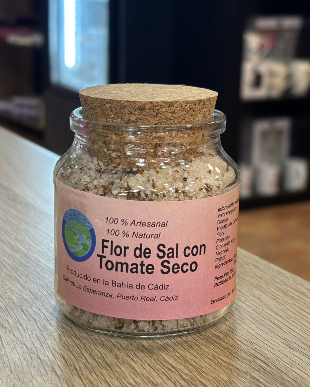 Flor de sal y tomate seco