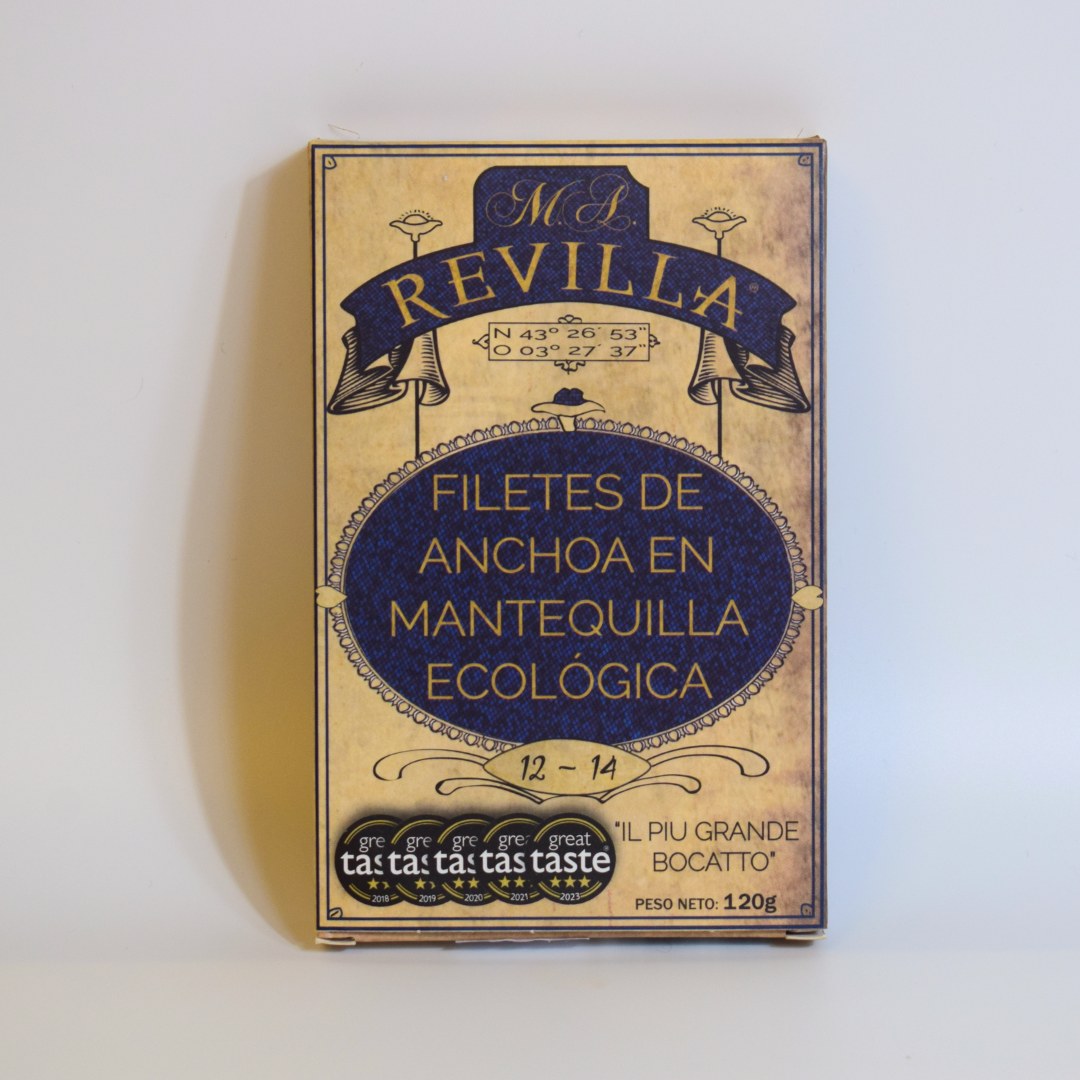 Anchoas en mantequilla "Revilla"