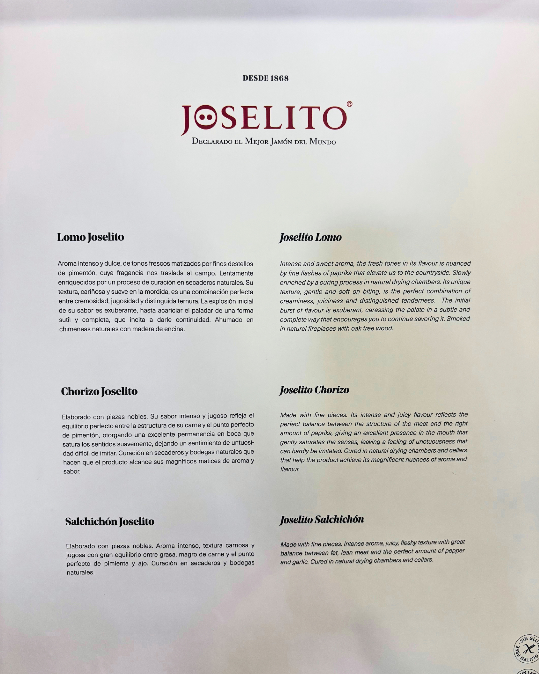 Caja Gourmet "Joselito"