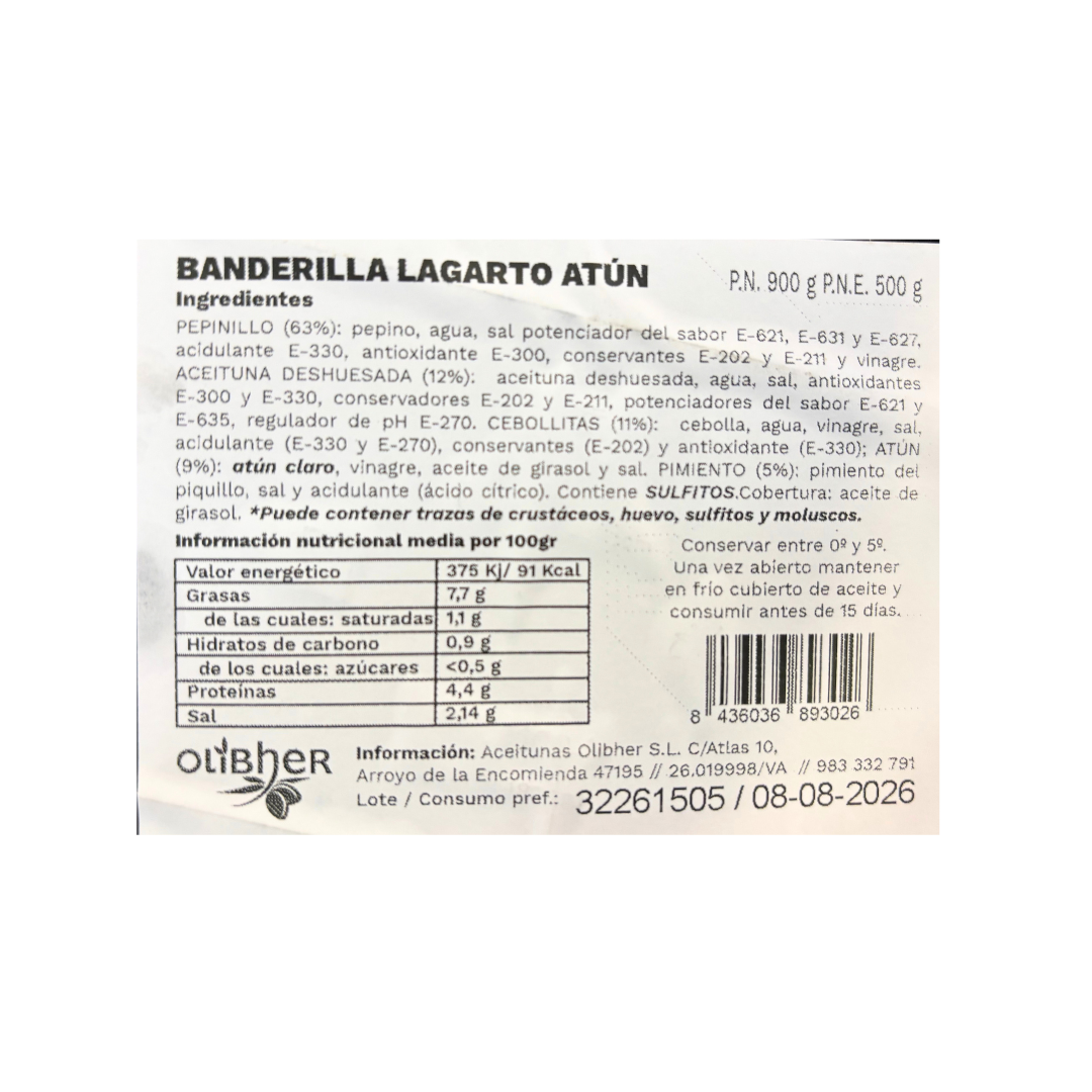 BANDERILLAS PEPINILLO CON ATÚN