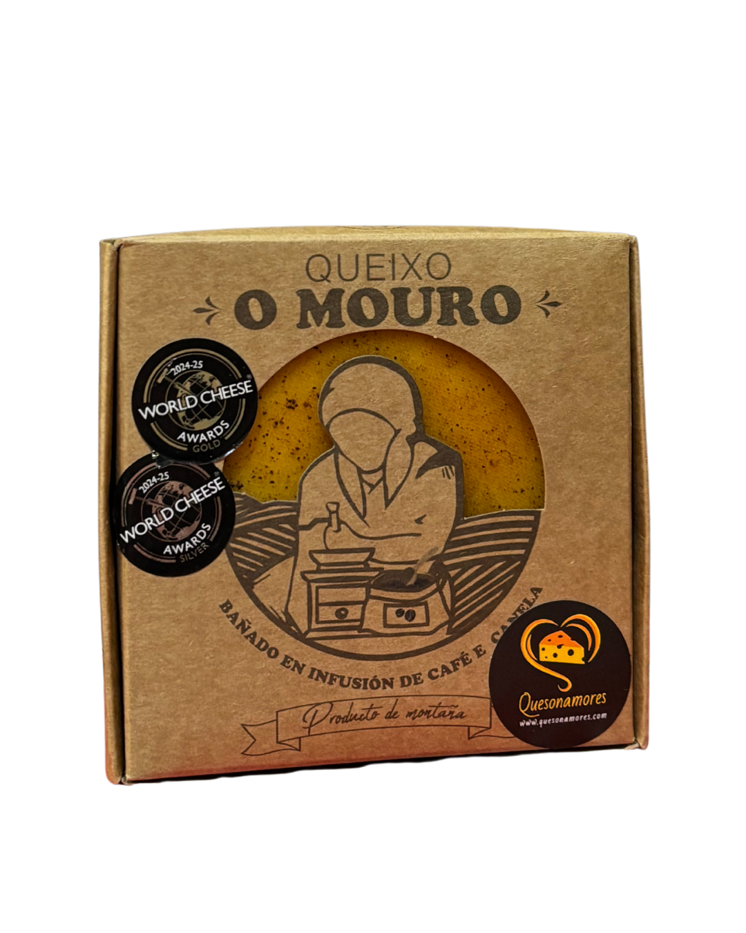 QUESO BAÑADO EN INFUSIÓN DE CANELA Y CAFÉ
