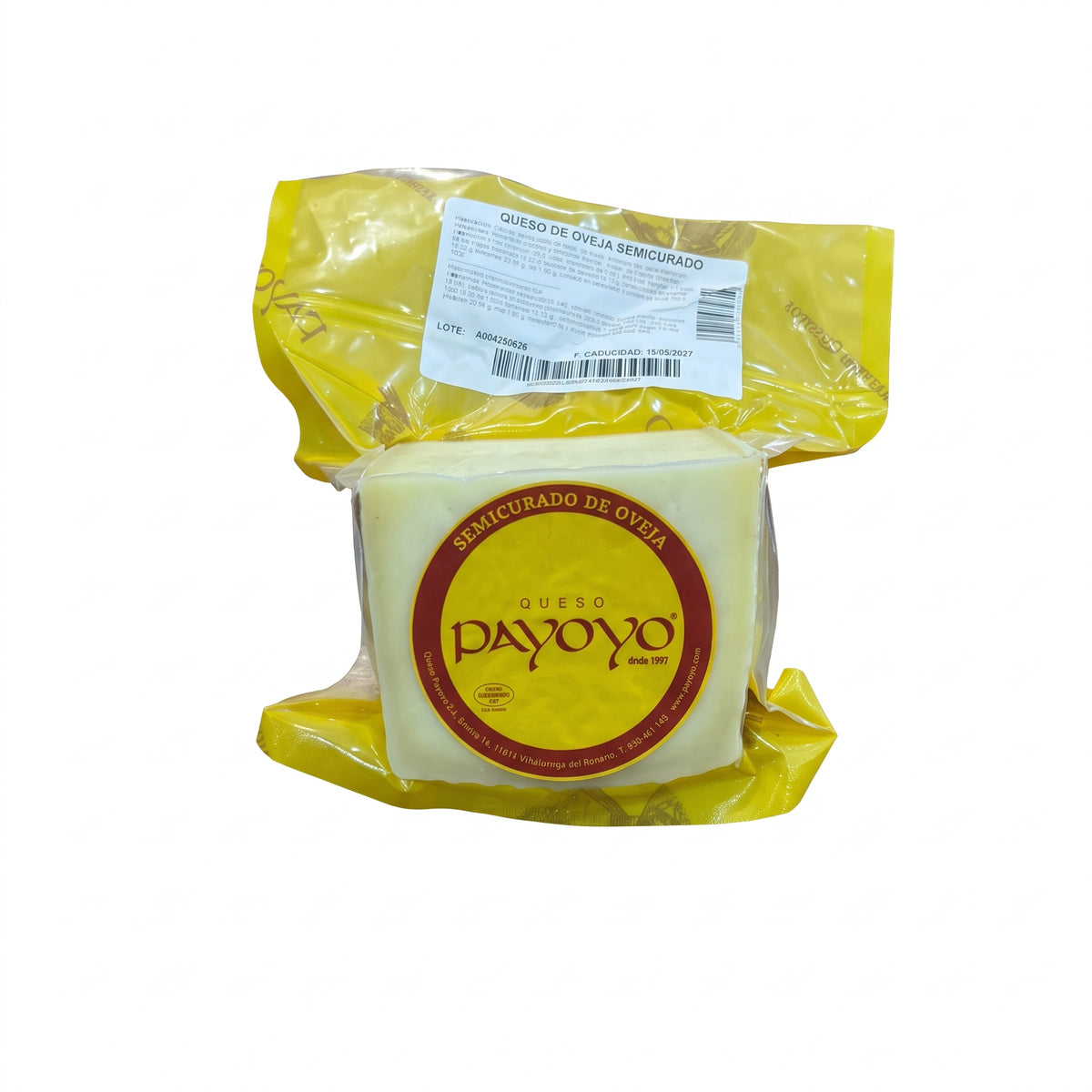 PAYOYO DE OVEJA SEMICURADO